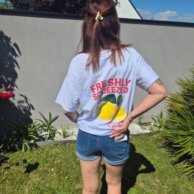 T-shirt RUFUS motif citrons