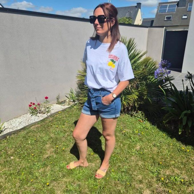 T-shirt RUFUS motif citrons