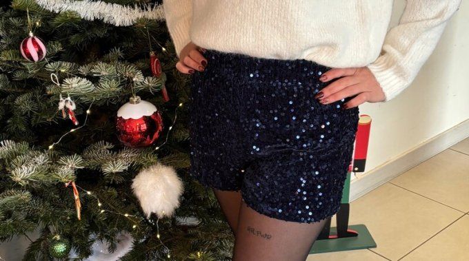 Short RAPHAEL-bleu nuit