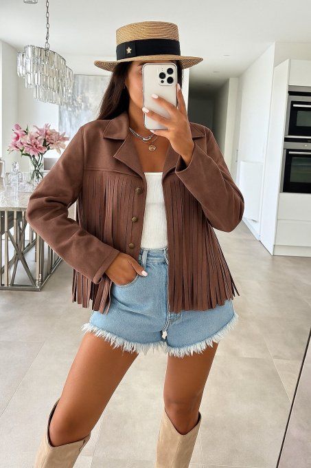 Veste MONICA marron