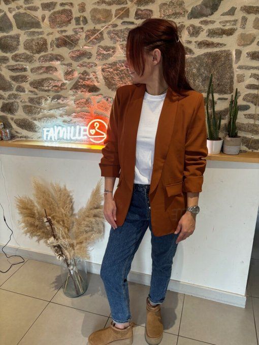 Blazer EMILIE brique